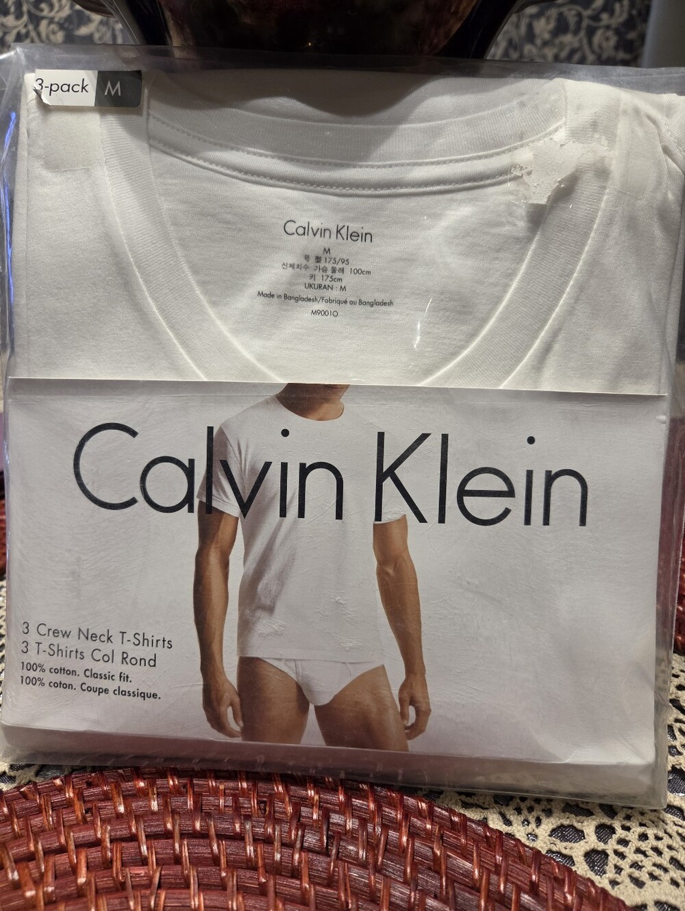 Calvin Klein White 3-Pack Crew Neck T-Shirts